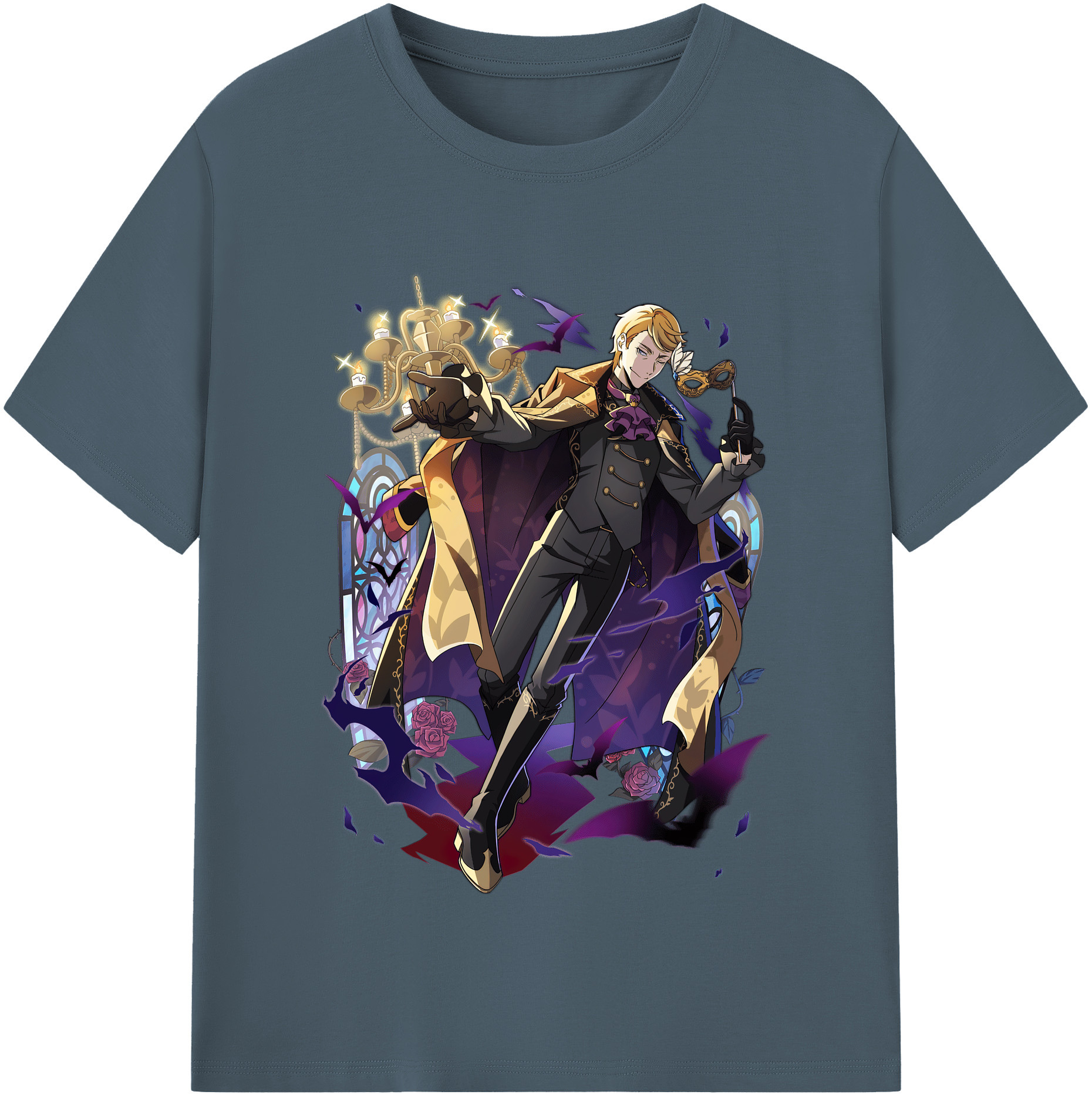 （画像用） 文豪ストレイドッグス Bungo Stray Dogs 綿100％半袖Tシャツ（フロントプリント）